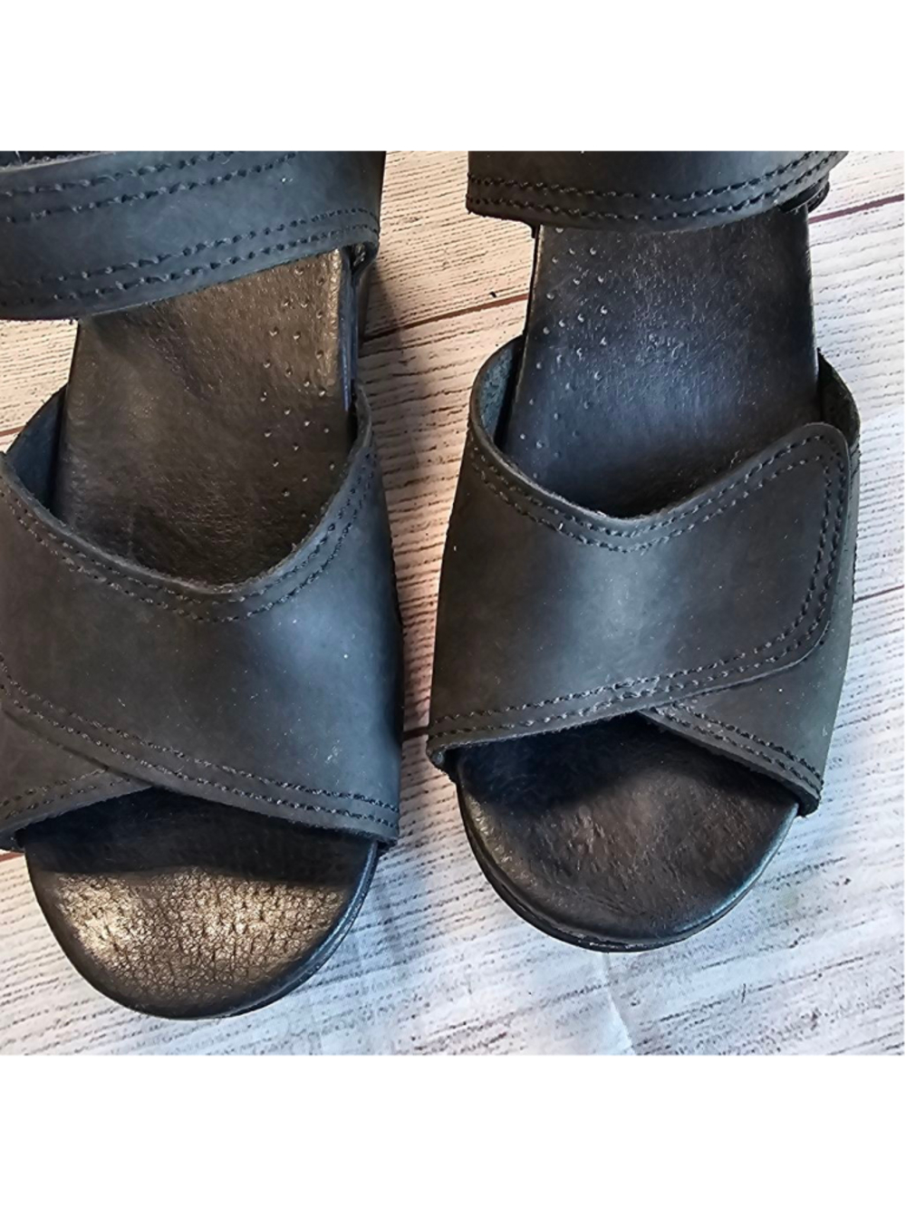 Dansko sz 37 black slip on sandal clogs - Picture 3 of 9
